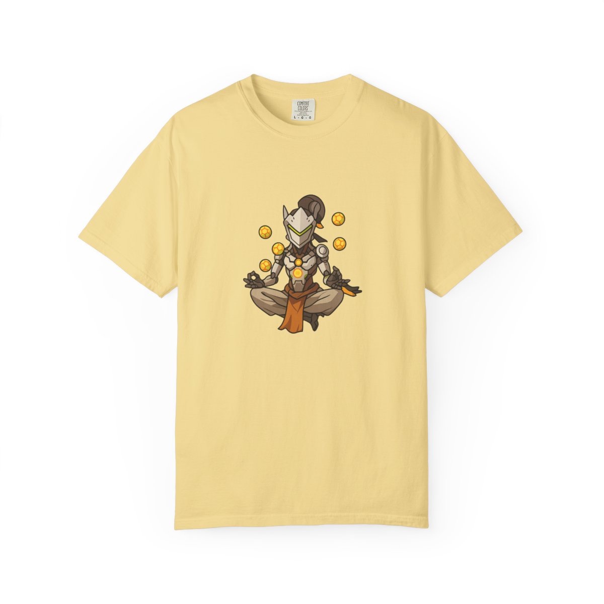 Genji Zenyatta Overwatch Synergy T-Shirt - alternate angle 5, merchandise