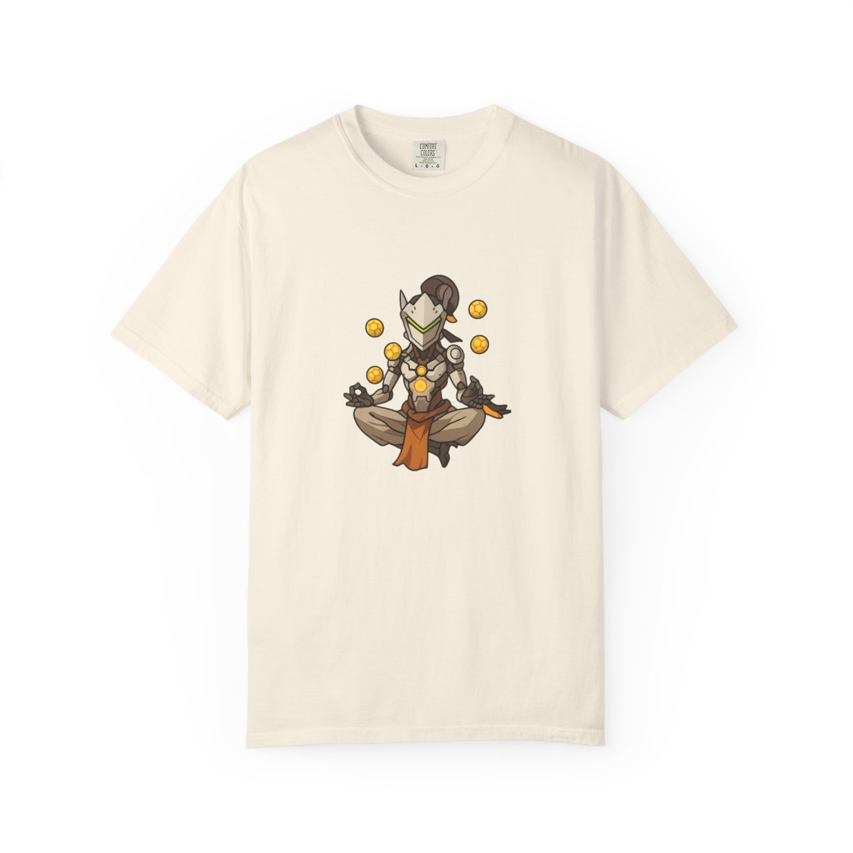 Genji Zenyatta Overwatch Synergy T-Shirt - alternate angle 3, merchandise