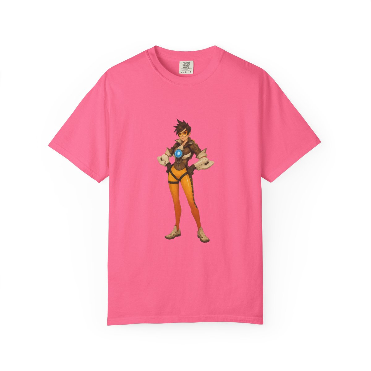 Overwatch Tracer Blink Hero T-Shirt - alternate angle 3, merchandise
