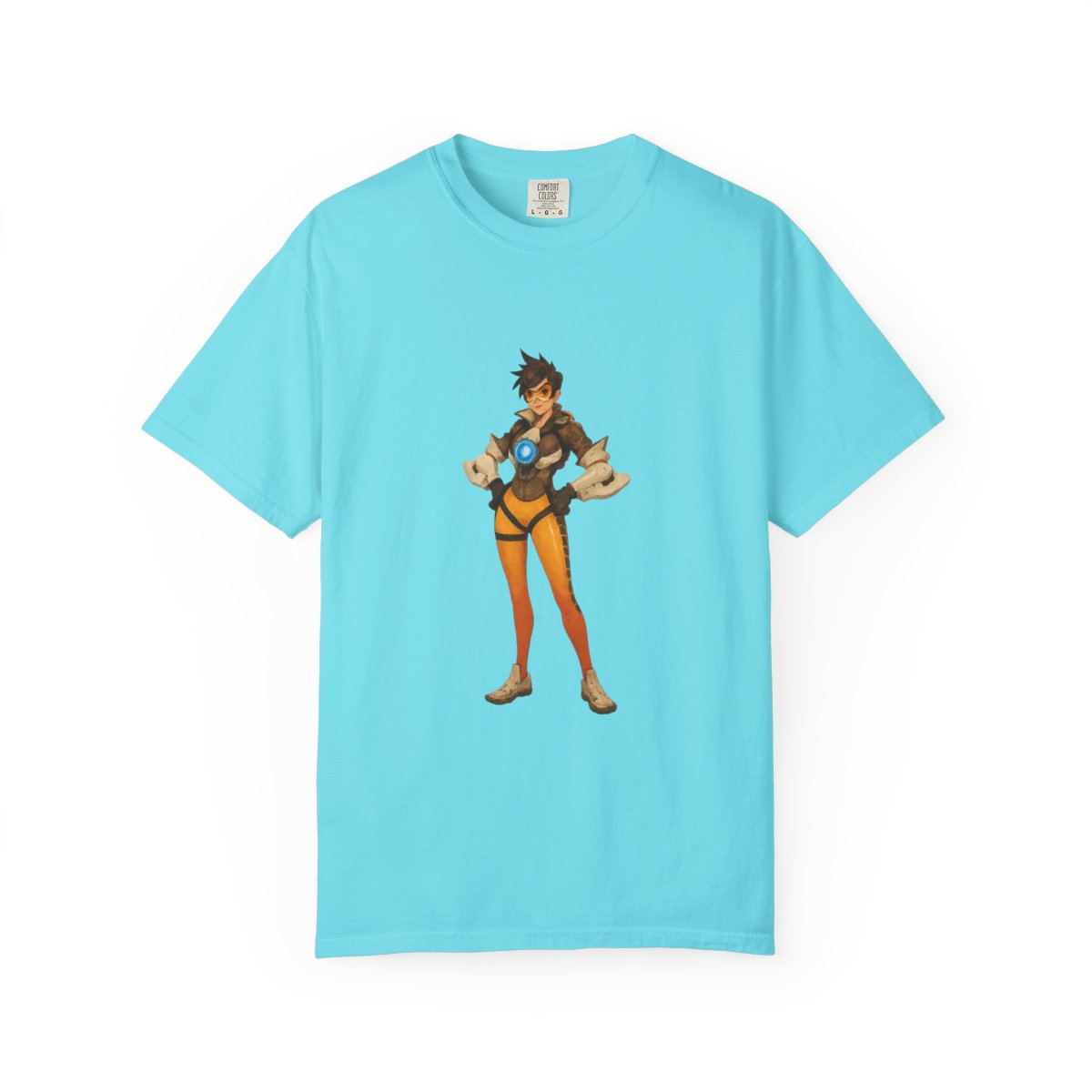Overwatch Tracer Blink Hero T-Shirt - alternate angle 2, merchandise