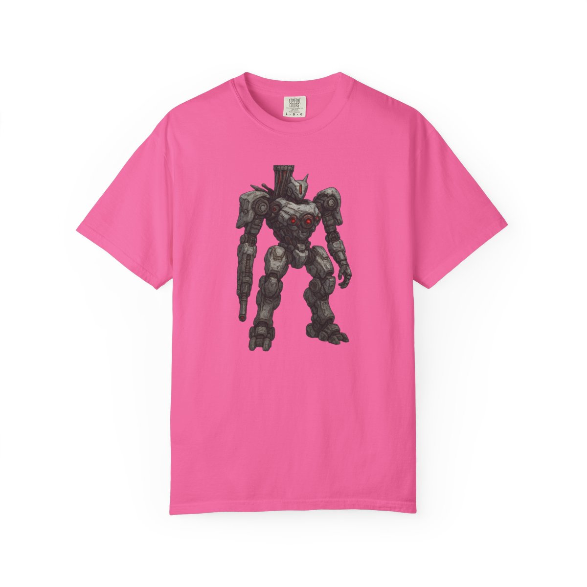 Overwatch Bastion Turret Bot Gamer T-Shirt - alternate angle 2, merchandise