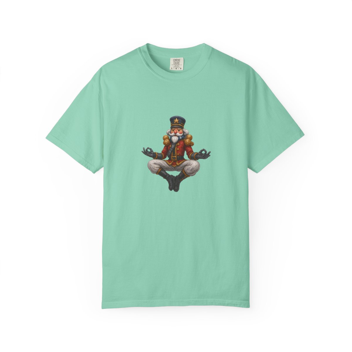 Overwatch Zenyatta Nutcracker Skin T-Shirt - alternate angle 2, merchandise