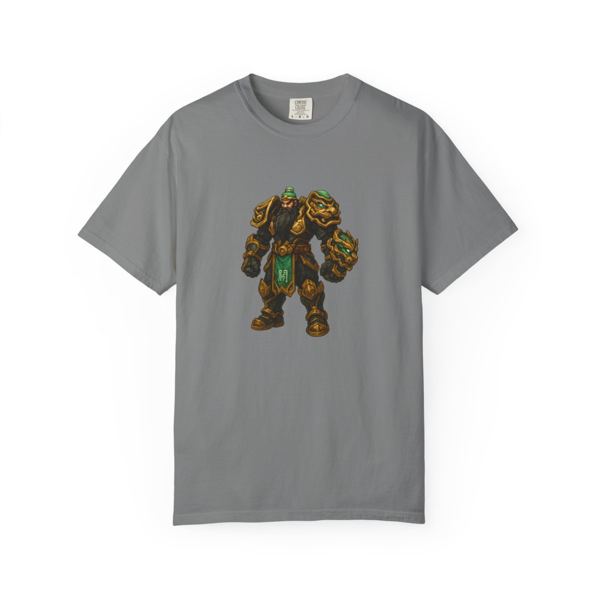 Overwatch Reinhardt Guan Yu Skin T-Shirt - alternate angle 5, merchandise