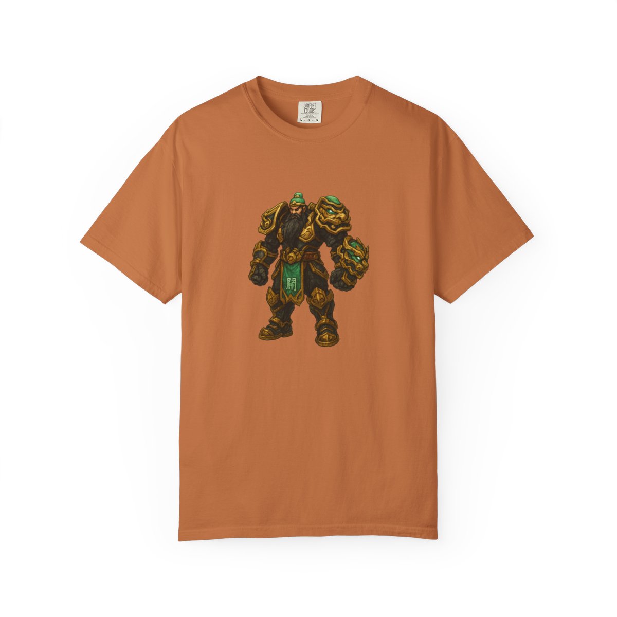 Overwatch Reinhardt Guan Yu Skin T-Shirt - alternate angle 2, merchandise