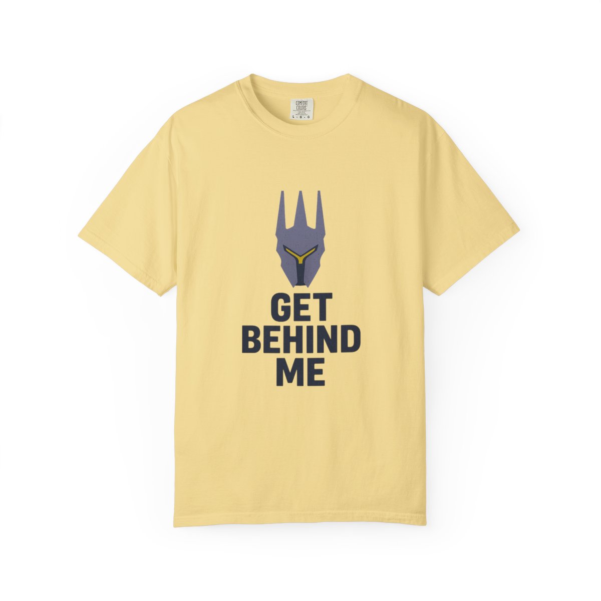 Get Behind Me Bold Statement T-Shirt - alternate angle 3, merchandise