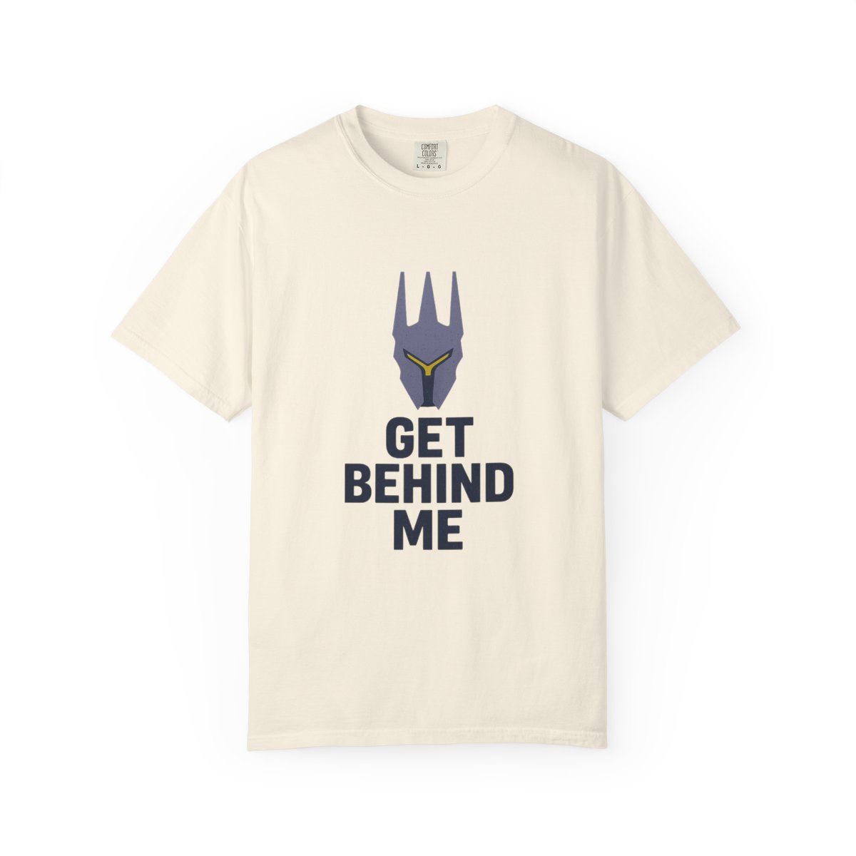 Get Behind Me Bold Statement T-Shirt - alternate angle 2, merchandise