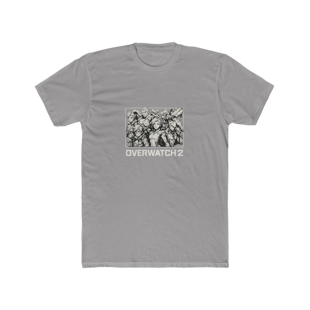 Overwatch 2 Heroes Monochromatic Graphic T-Shirt - alternate angle 4, merchandise