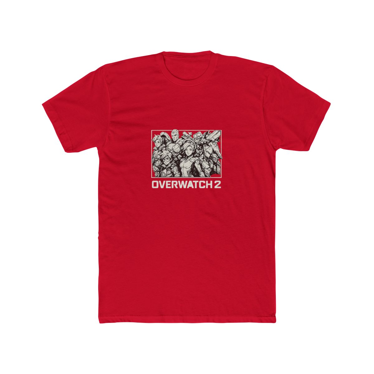 Overwatch 2 Heroes Monochromatic Graphic T-Shirt - alternate angle 2, merchandise