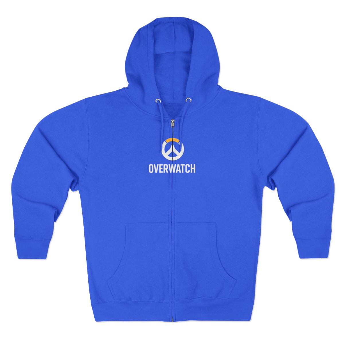 Iconic Overwatch Logo Black Zip-Up Hoodie - alternate angle 5, merchandise