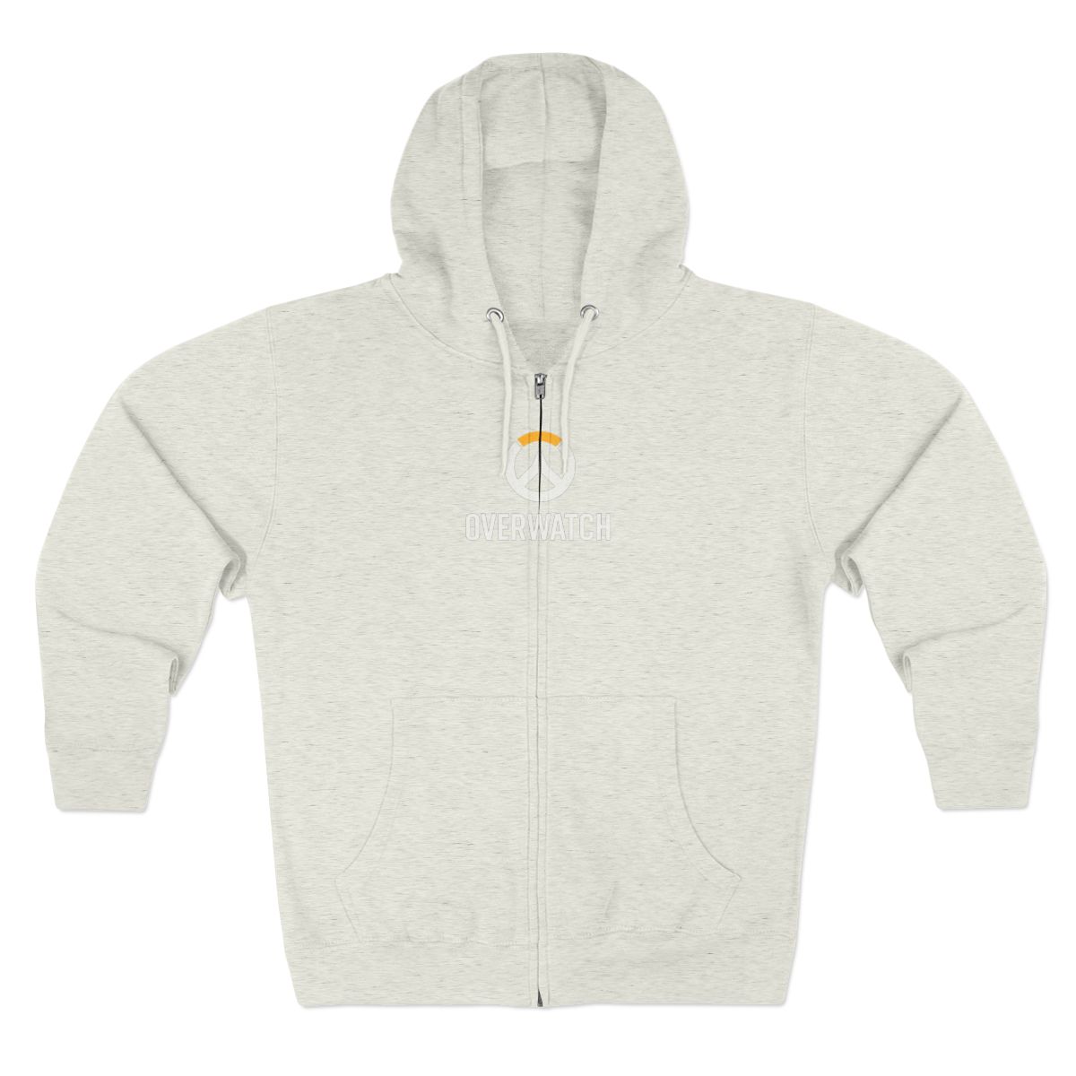Iconic Overwatch Logo Black Zip-Up Hoodie - alternate angle 4, merchandise
