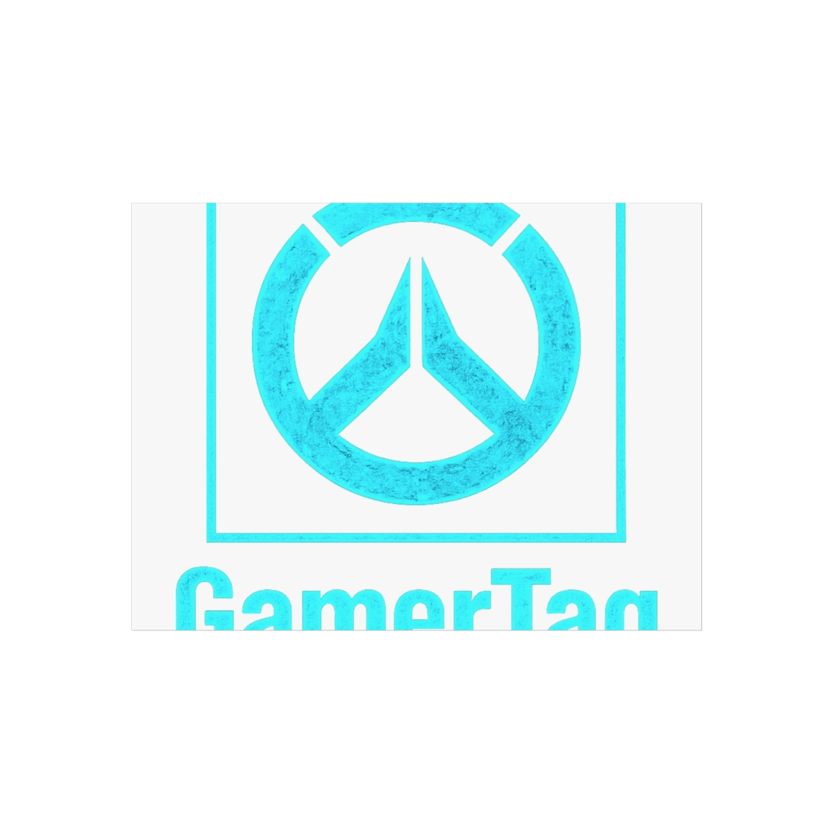Overwatch Neon LED Gamer Wall Art Poster