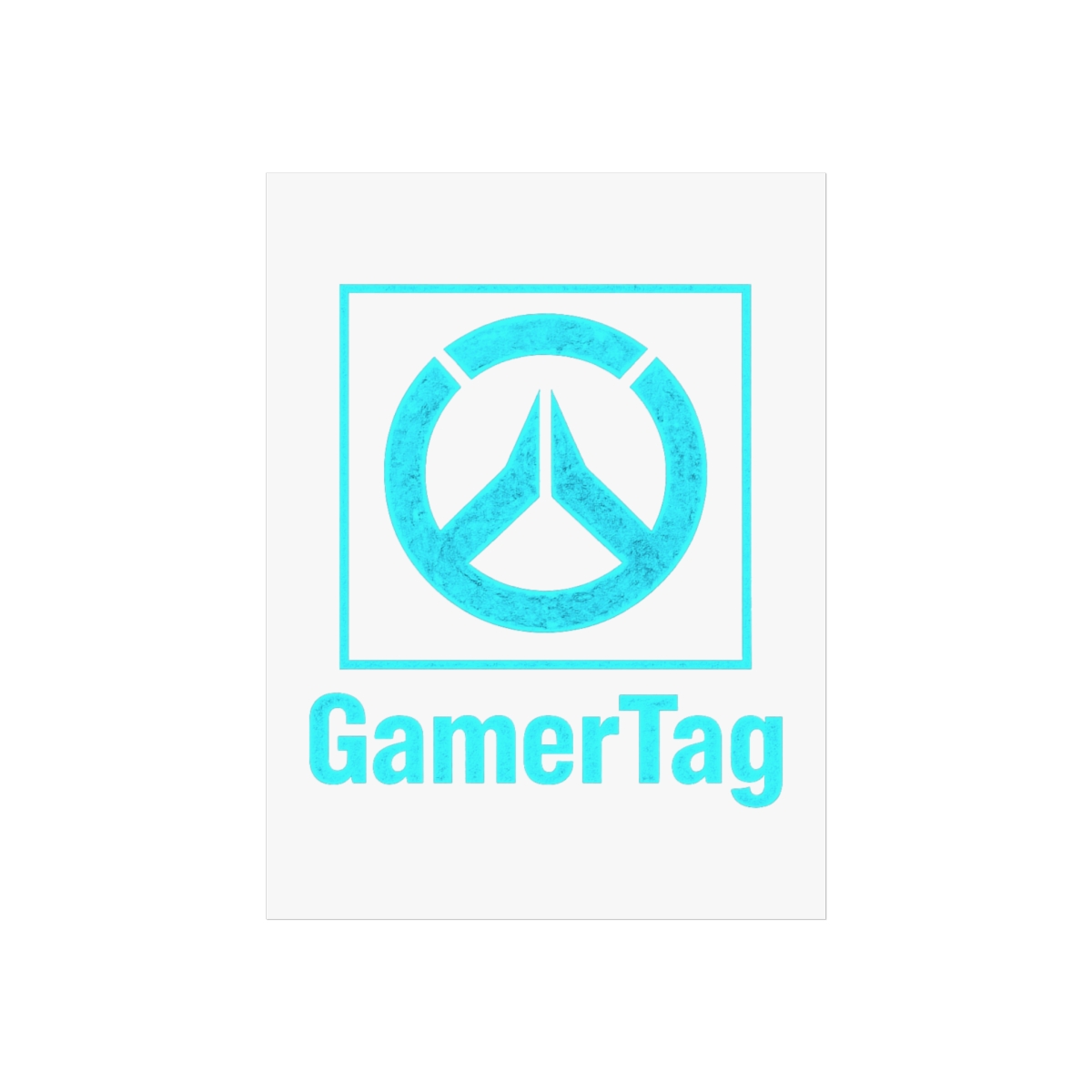Overwatch Neon LED Gamer Wall Art Poster - alternate angle 1, merchandise