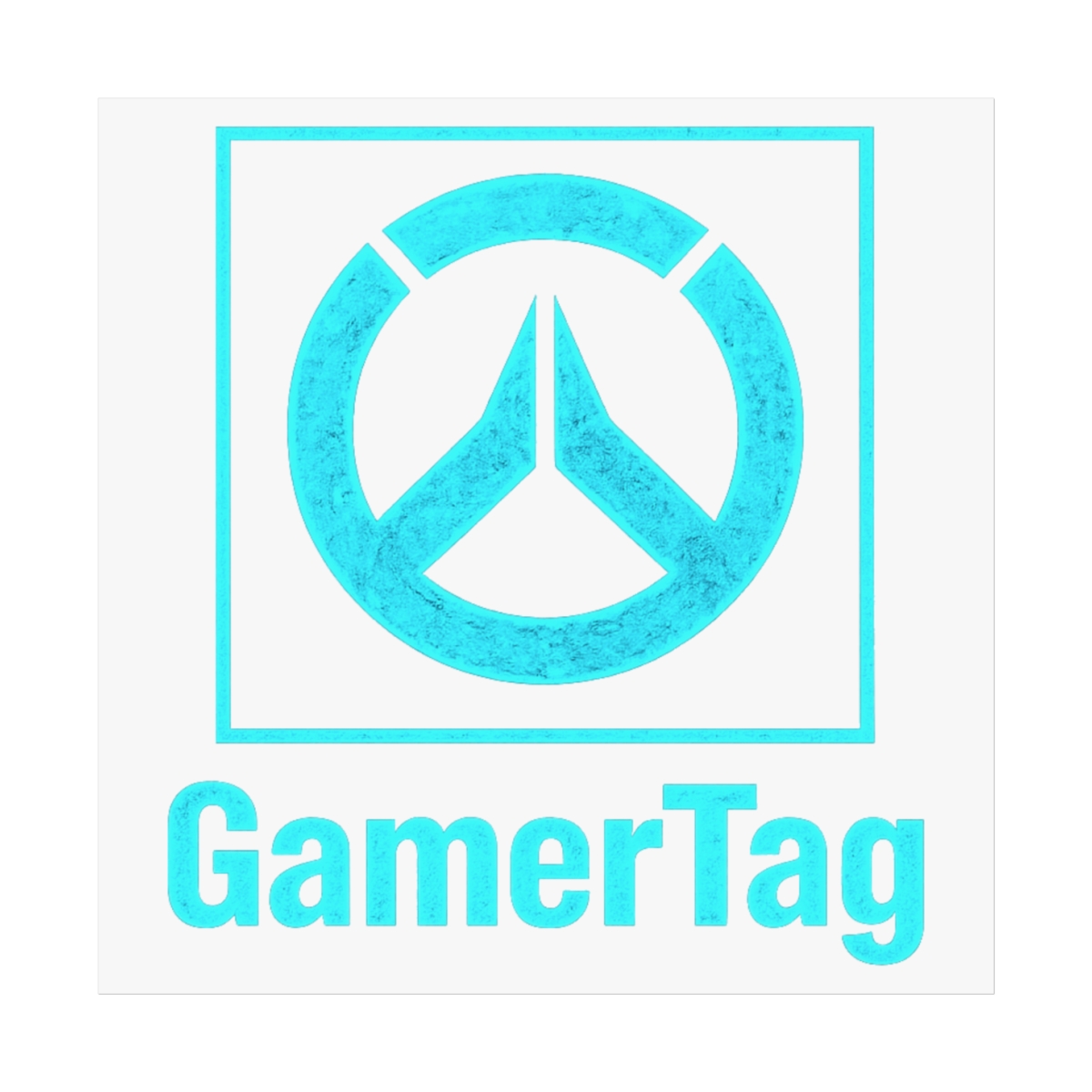 Overwatch Neon LED Gamer Wall Art Poster
