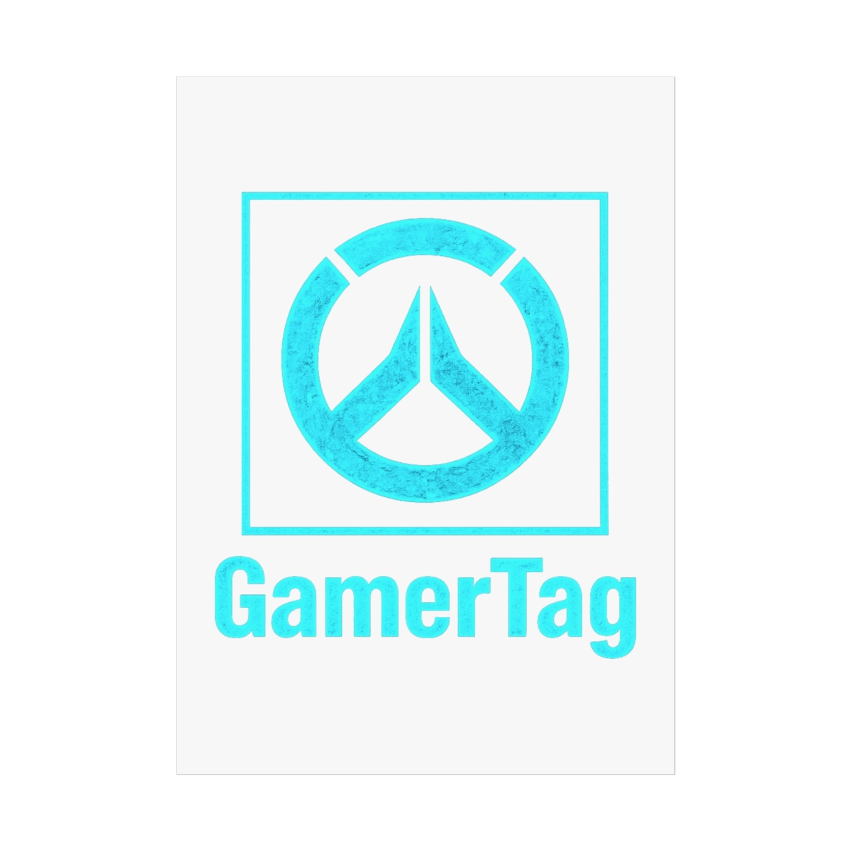 Overwatch Neon LED Gamer Wall Art Poster - alternate angle 2, merchandise