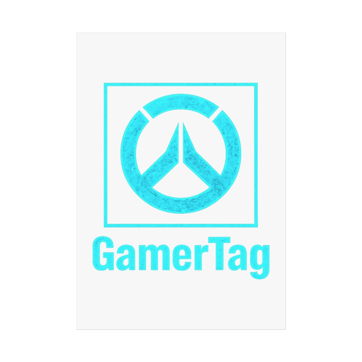 Overwatch Neon LED Gamer Wall Art Poster - alternate angle 1, merchandise