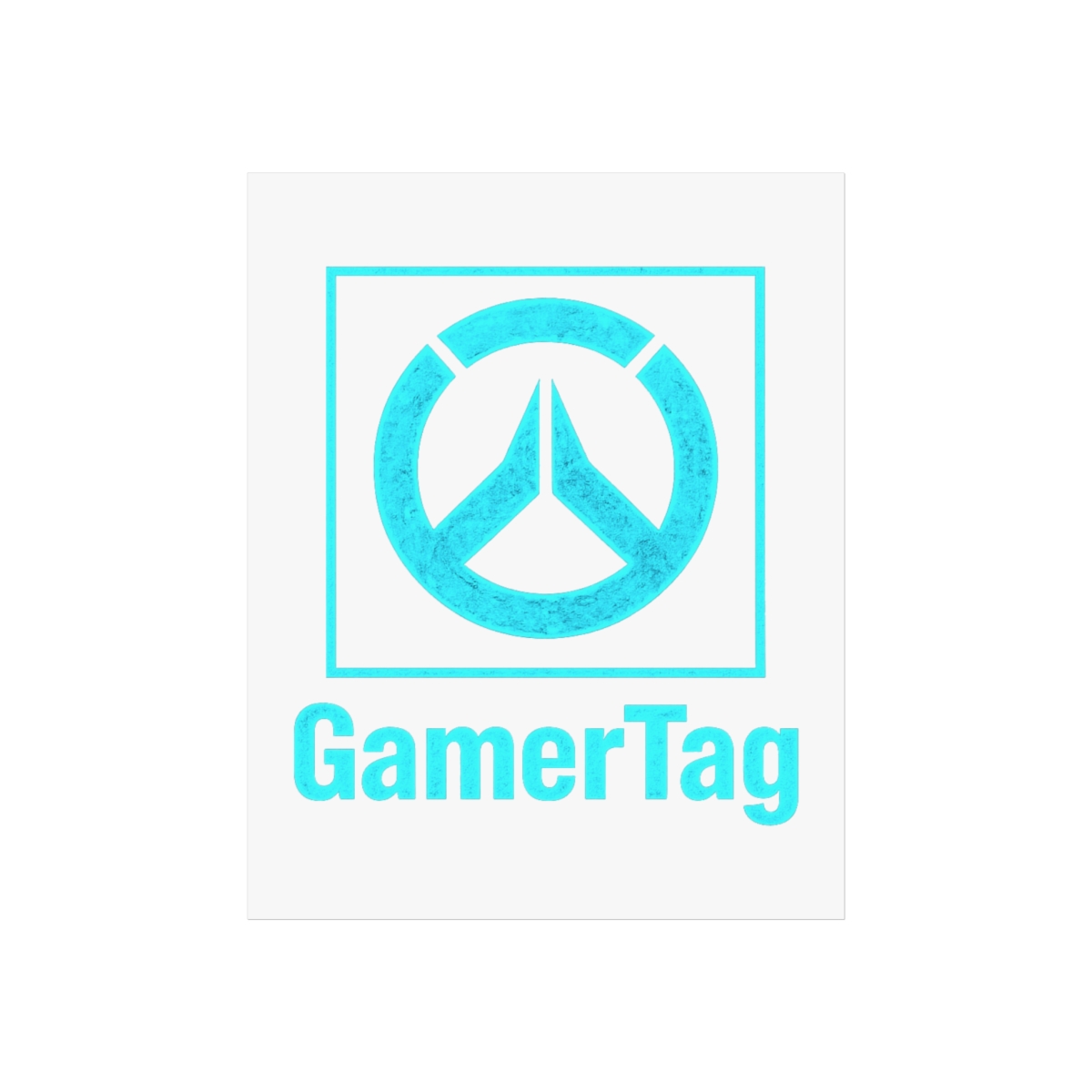 Overwatch Neon LED Gamer Wall Art Poster - alternate angle 2, merchandise