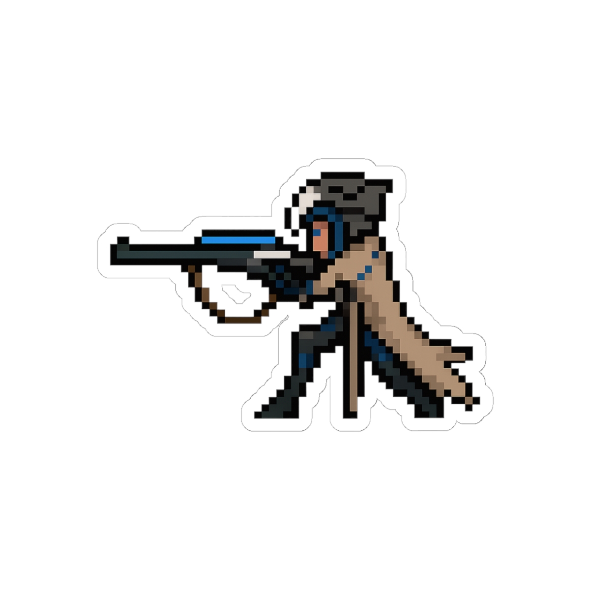 Ana Pixel Spray Overwatch Sticker | Cute Pixel Art Vinyl Decal