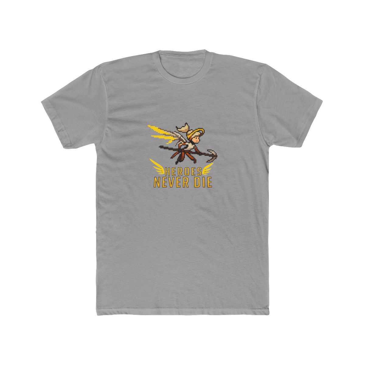 16-Bit Mercy Quote Overwatch T Shirt - alternate angle 2, merchandise