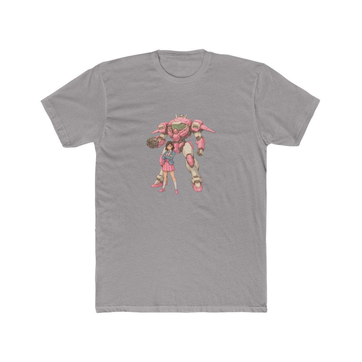 Overwatch D.Va Academy Skin Faded T Shirt - alternate angle 3, merchandise