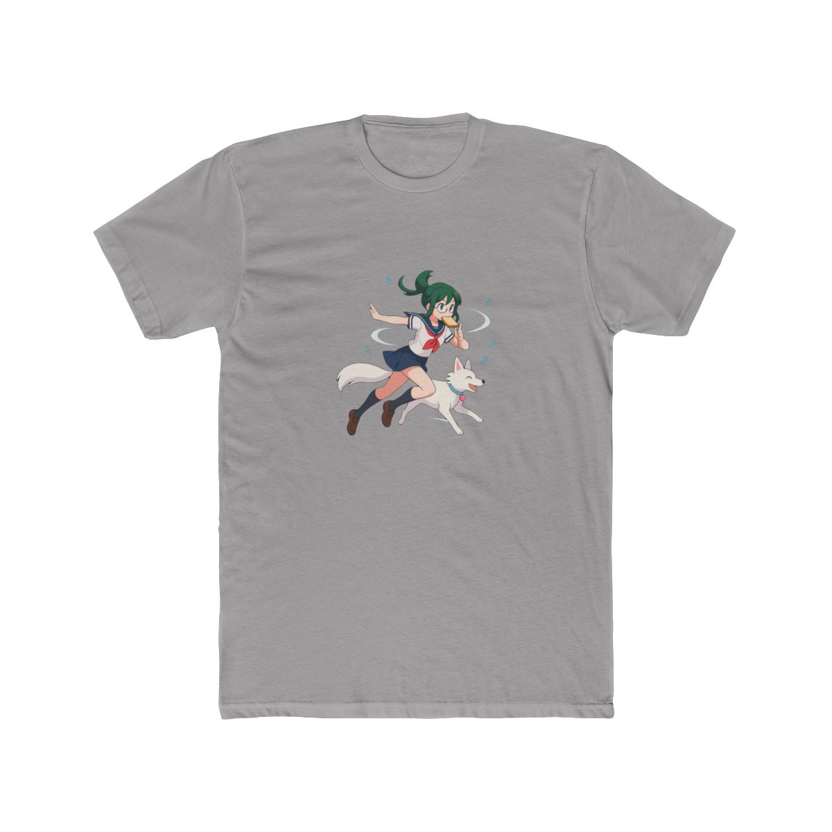 Dynamic Kiriko Running Overwatch T Shirt - alternate angle 2, merchandise