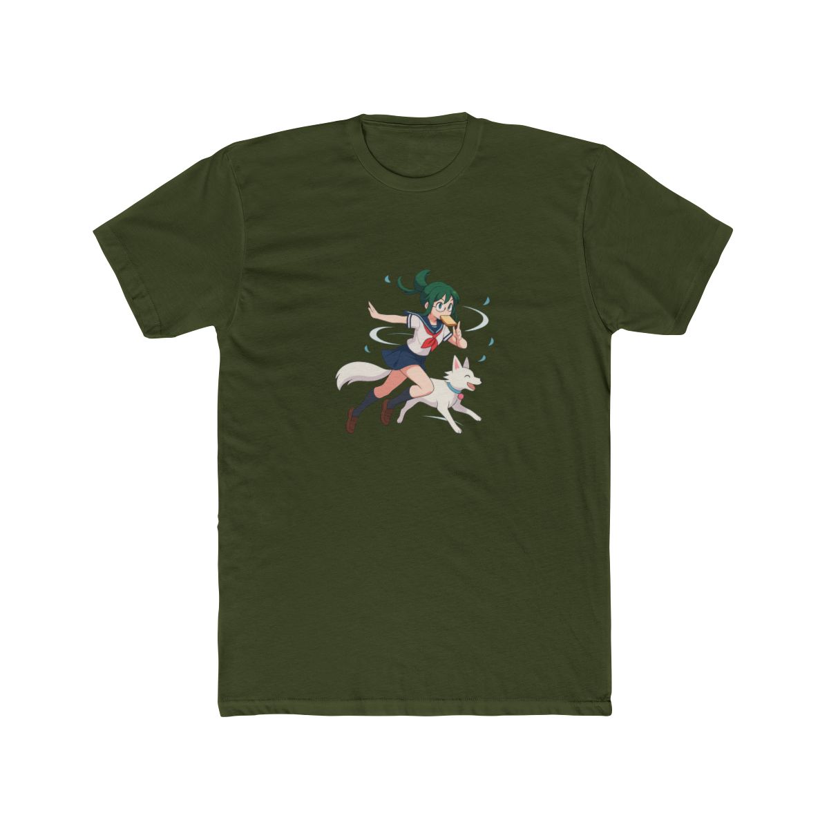 Dynamic Kiriko Running Overwatch T Shirt - alternate angle 5, merchandise