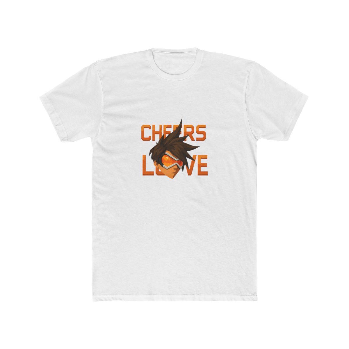 Cheers Love Tracer Overwatch Gamer T Shirt - alternate angle 2, merchandise
