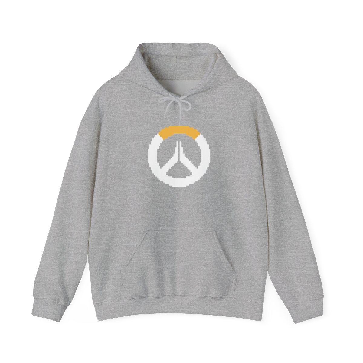 Overwatch Pixel Art Shuriken Symbol Hoodie - Gamer Fan Gift - alternate angle 4, merchandise