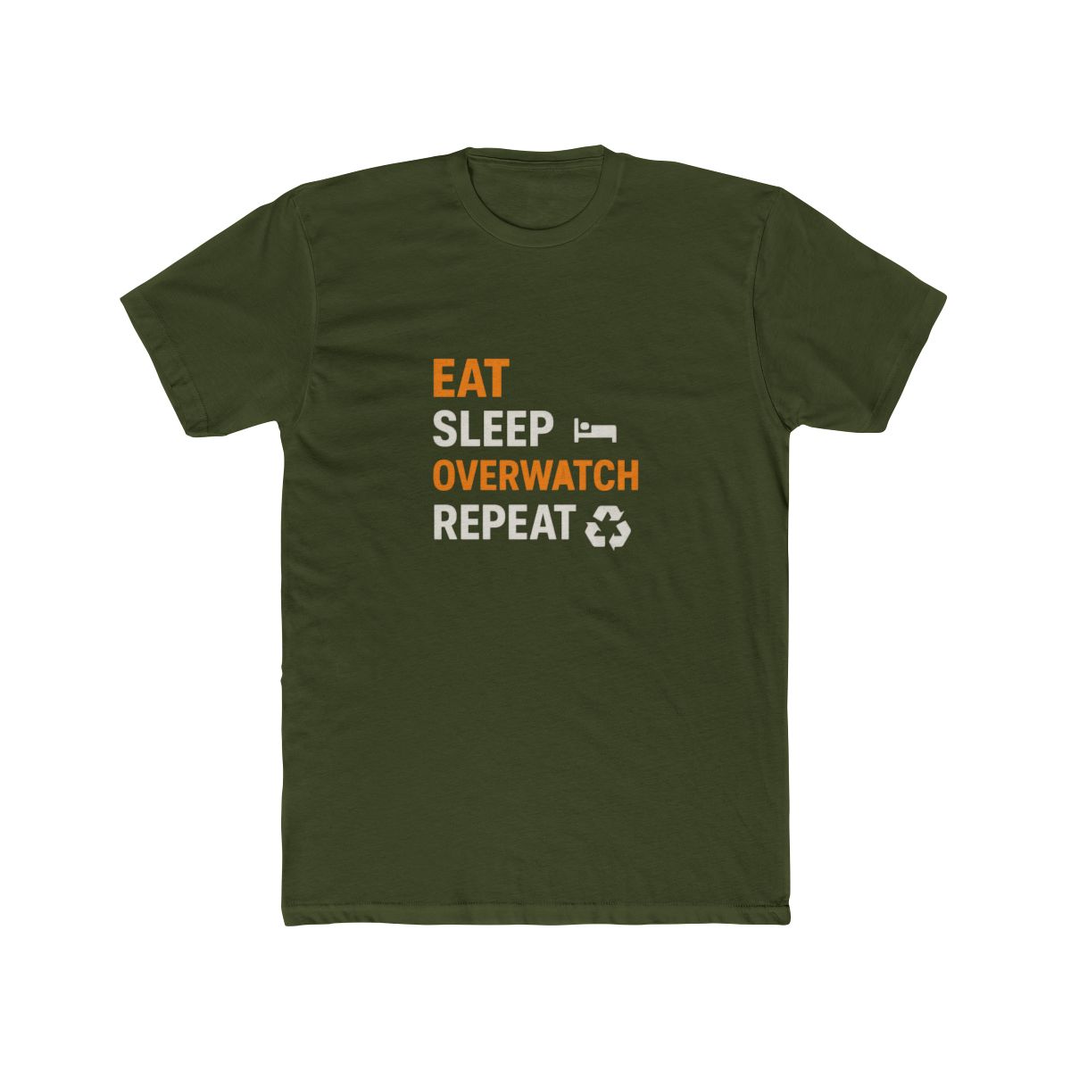 Eat Sleep Overwatch Repeat Funny Gamer T Shirt - Overwatch Fan Gift - Official t-shirts merchandise
