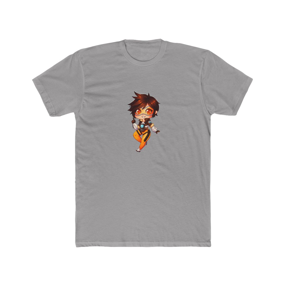 Chibi Tracer - Overwatch T Shirt - alternate angle 2, merchandise