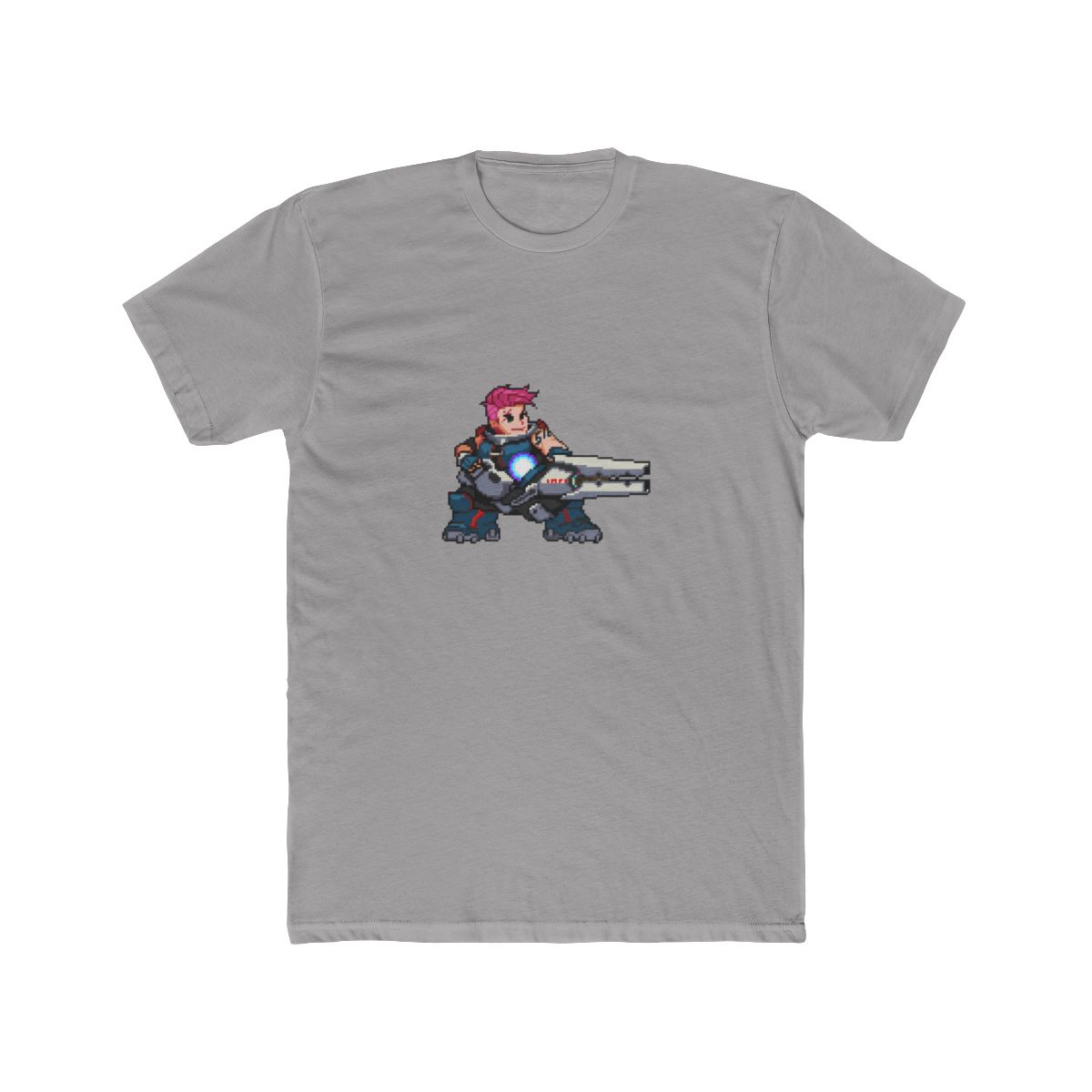 Overwatch - 16-Bit Zarya T Shirt - alternate angle 3, merchandise