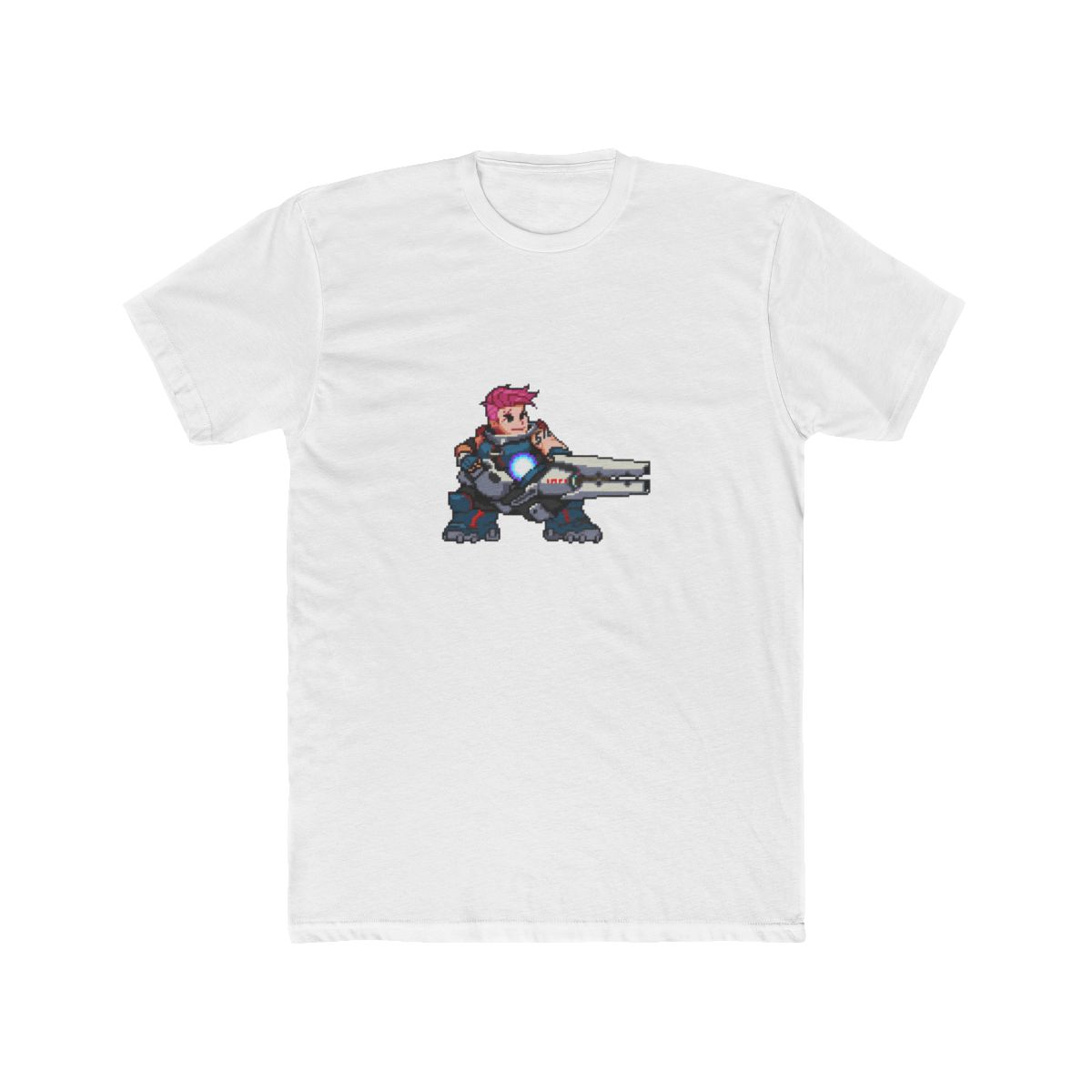 Overwatch - 16-Bit Zarya T Shirt - alternate angle 4, merchandise