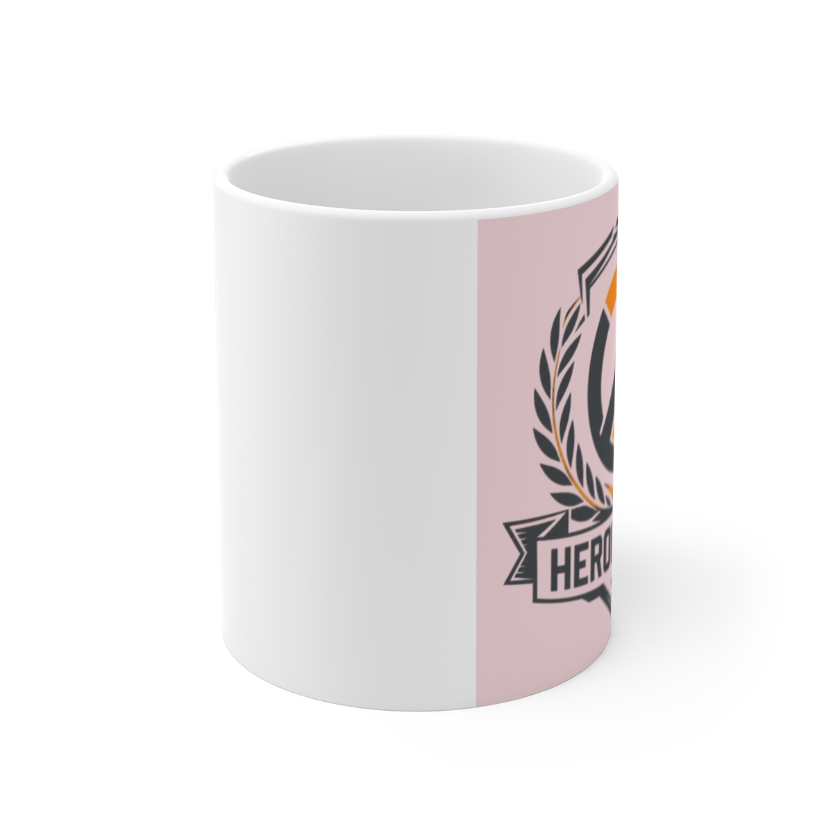 Overwatch "Heroic Unity" White Mug - alternate angle 1, merchandise