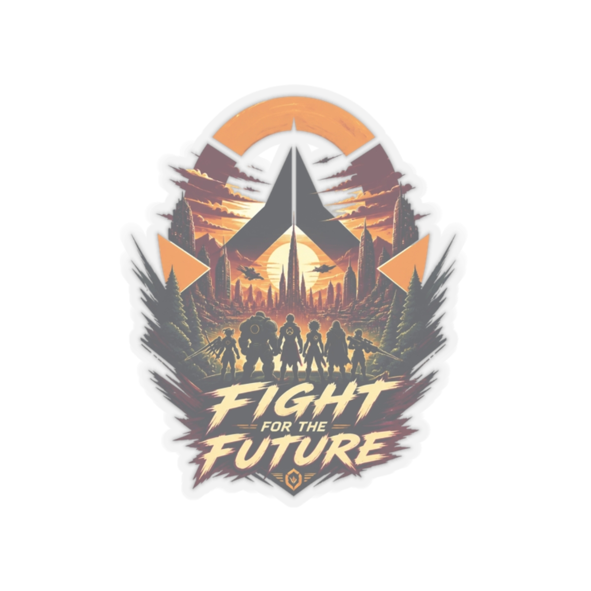 Overwatch "Fight for the Future" Sticker
