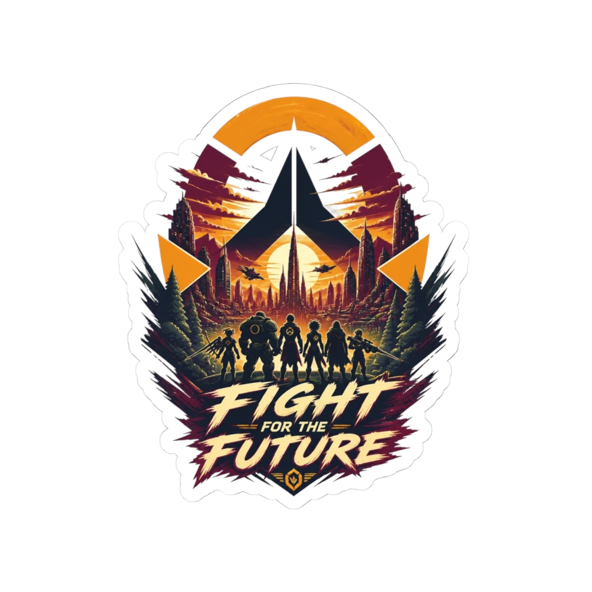 Overwatch "Fight for the Future" Sticker